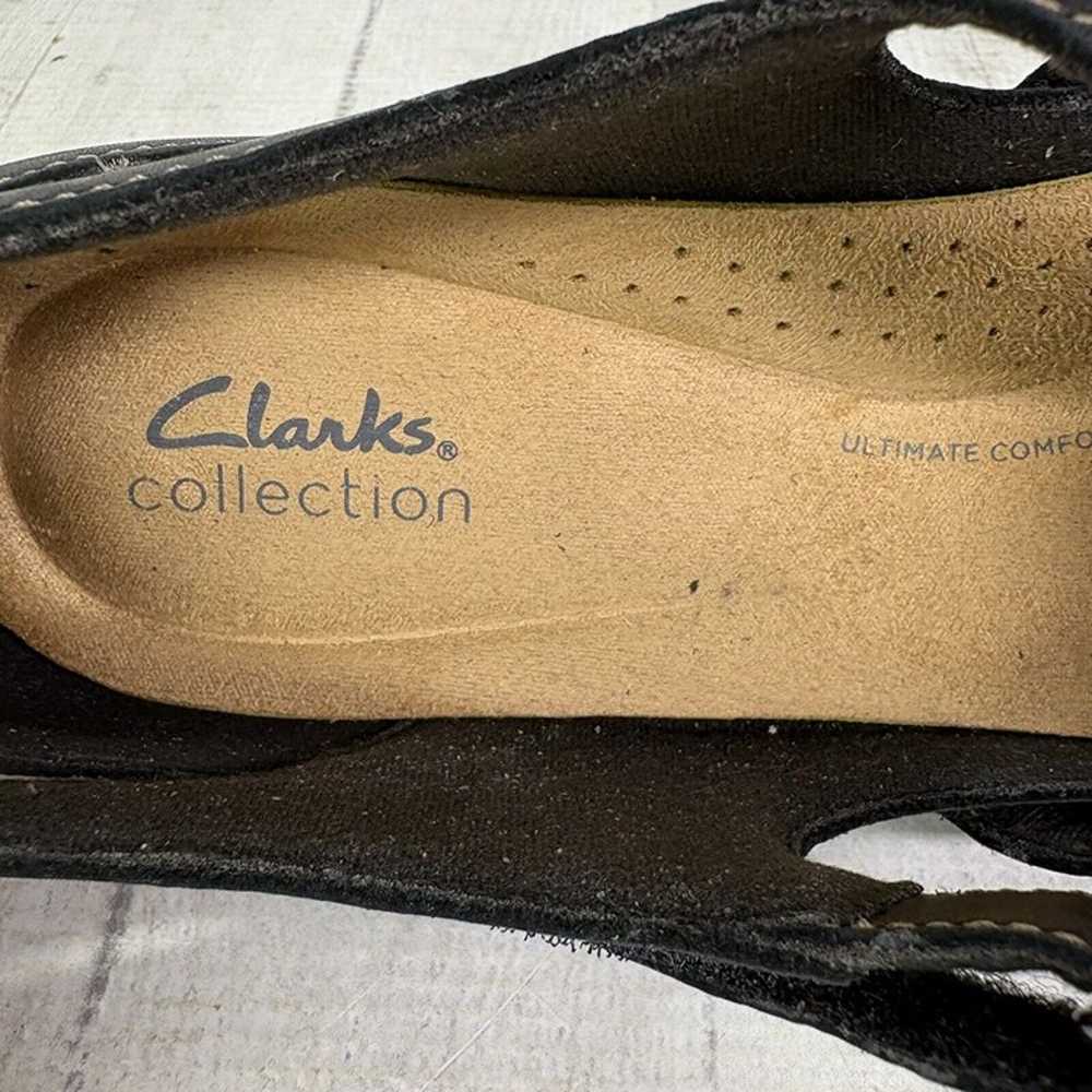 Clarks ROSEVILLE Black Leather Adjustable Strap M… - image 10