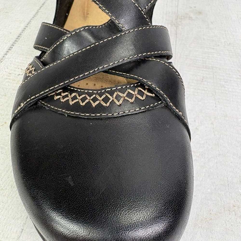 Clarks ROSEVILLE Black Leather Adjustable Strap M… - image 12