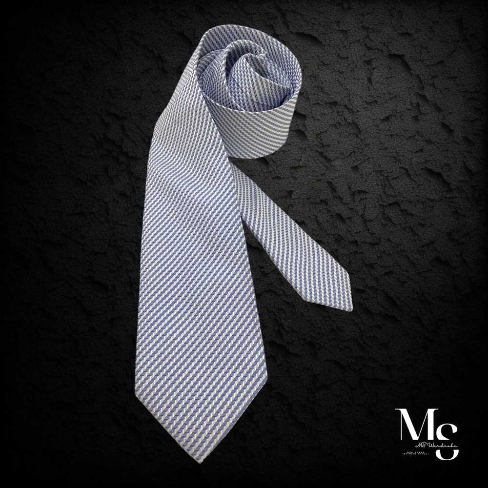 Ermenegildo Zegna ERMENEGILDO ZEGNA Blue Striped … - image 1