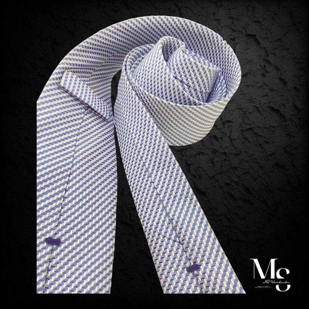 Ermenegildo Zegna ERMENEGILDO ZEGNA Blue Striped … - image 3