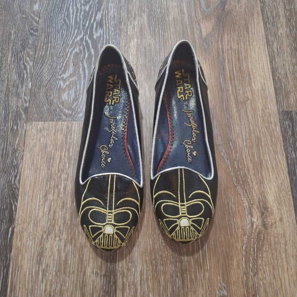 Irregular Choice Star Wars Darth Vader Black Flat… - image 2