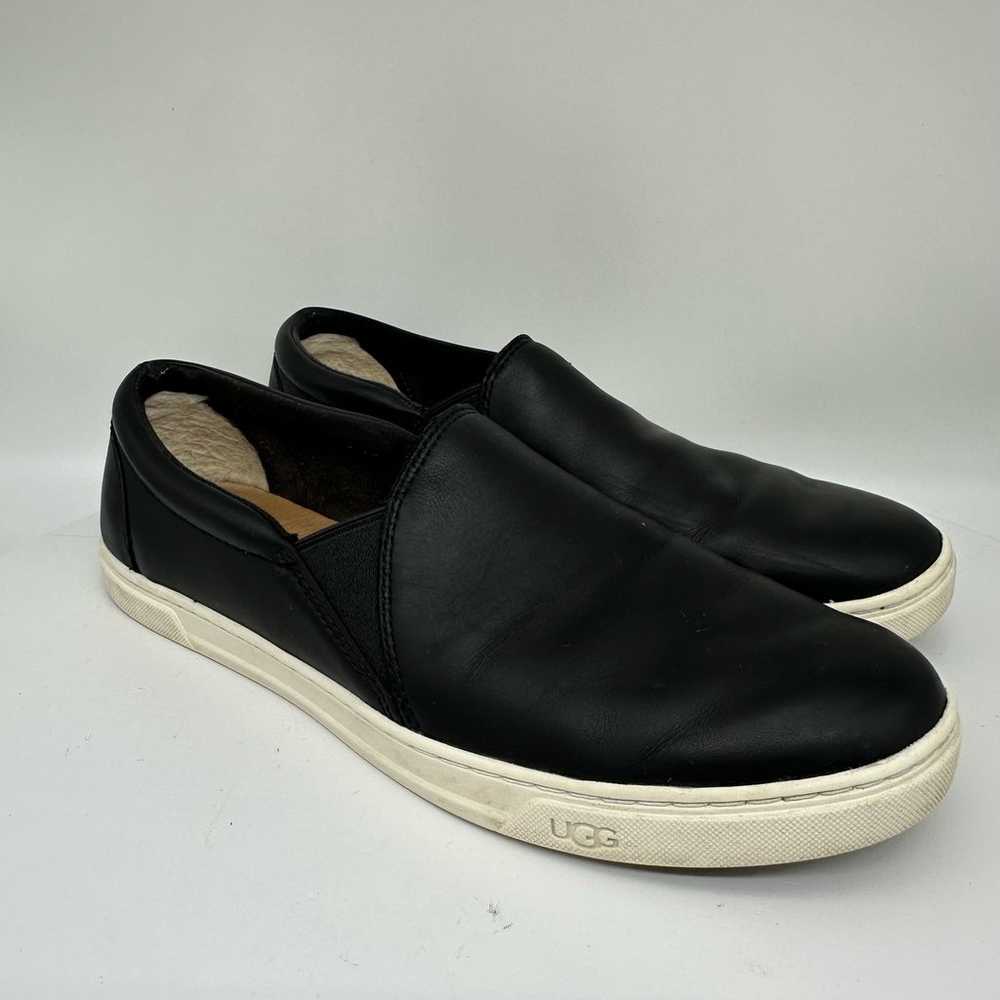 UGG Kitlyn 1102292 Black Leather Slip-On Comfort … - image 1