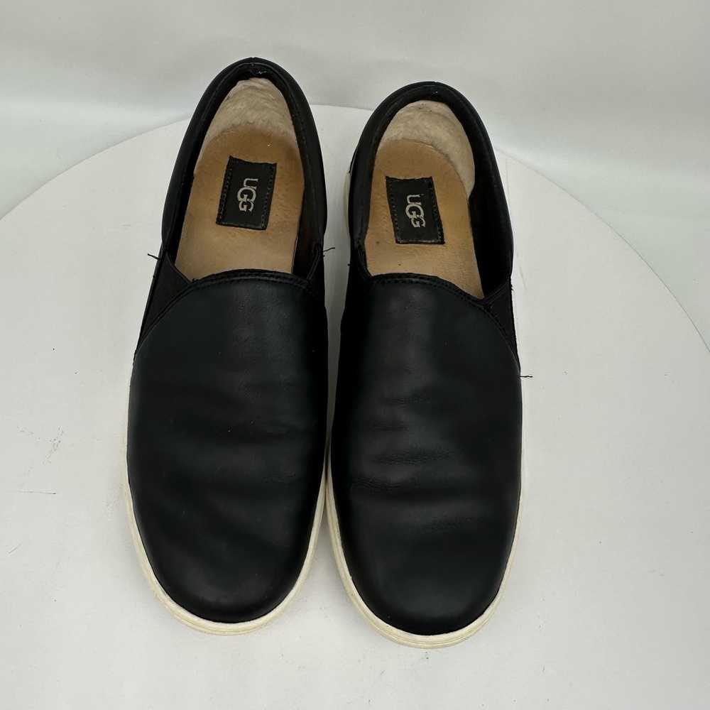 UGG Kitlyn 1102292 Black Leather Slip-On Comfort … - image 3