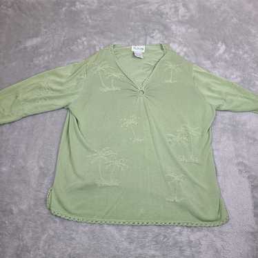 Quacker Factory Quacker Factory Womens Shirt 1X Gr