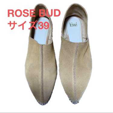 ROSE BUD Rose Bud Cowhide Flat Shoes