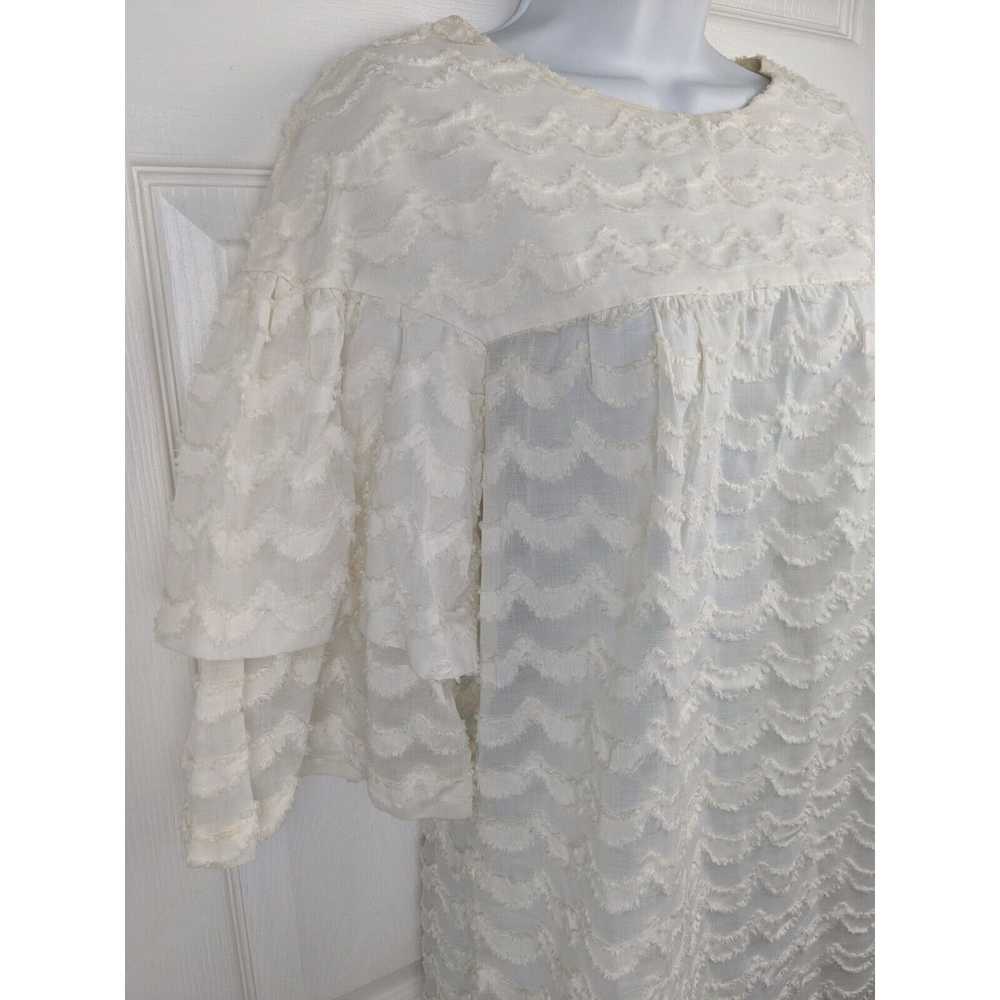 Jantzen Vtg Jantzen Cover Up Sheer Dress Medium U… - image 2