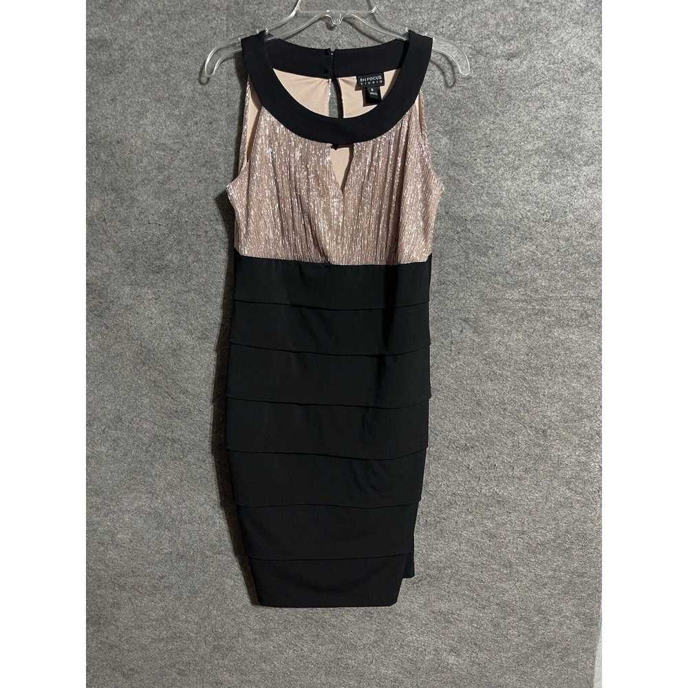 Other Y2K Metallic Cocktail Dress 8 Dark Fairy Wh… - image 1