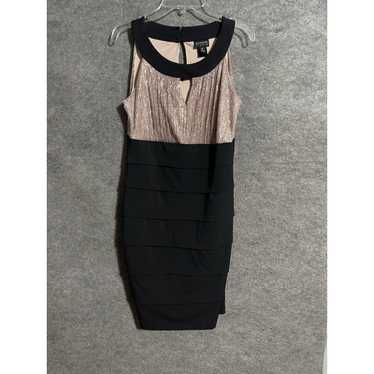 Other Y2K Metallic Cocktail Dress 8 Dark Fairy Wh… - image 1