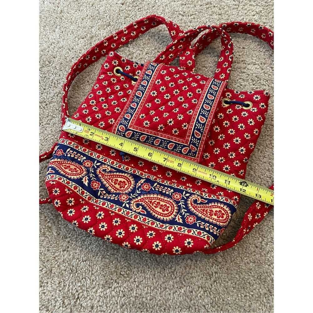 Bradley Mountain Vera Bradley Red Blue Paisley Fl… - image 3