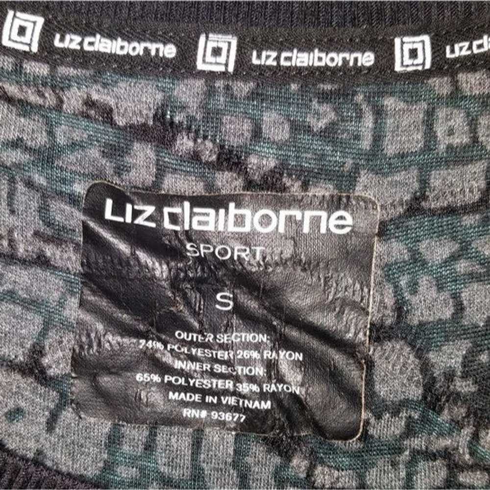 Other Shirt Liz Claiborne Sport Top Burnout 3/4 S… - image 3