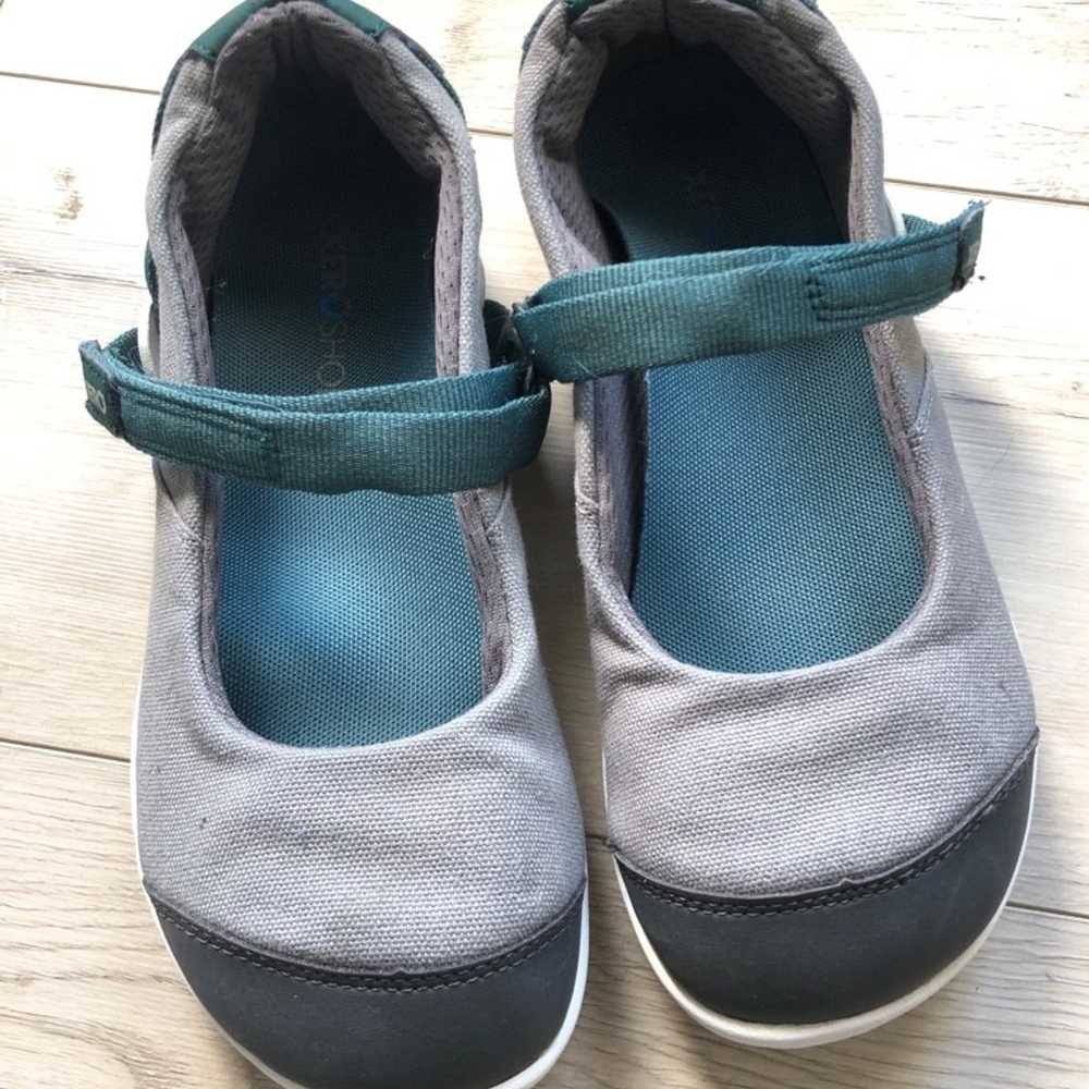 Women's Xero shoes Gray Green Flats Size W7 - image 2