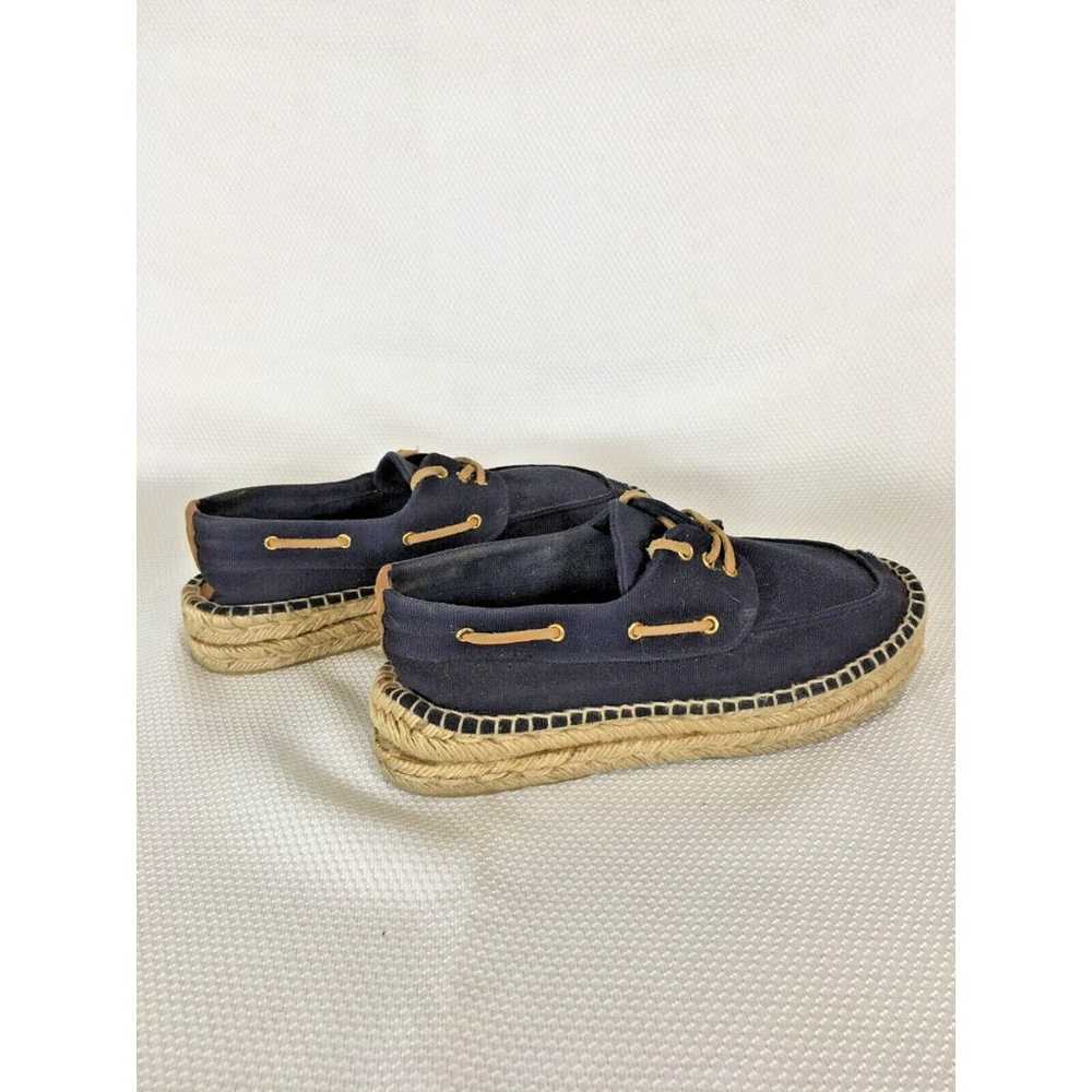 Tory Burch Women's Skipper Boat Shoes Navy Canvas… - image 3