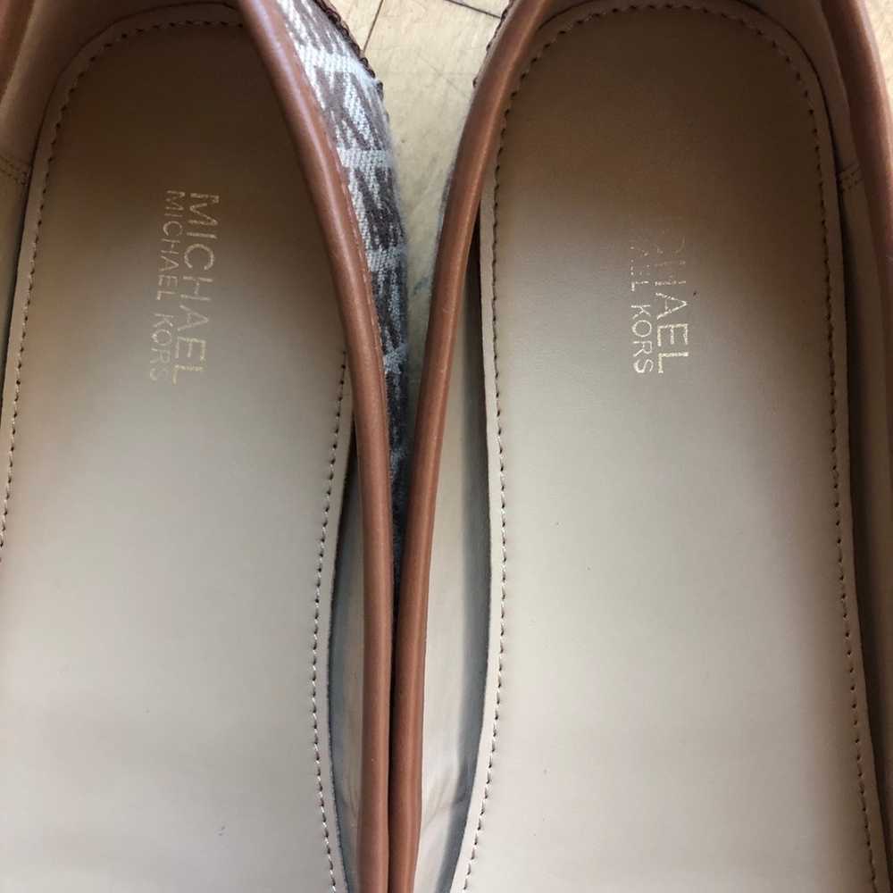 Michael Kors Monogram flat shoes size size 10 - image 4