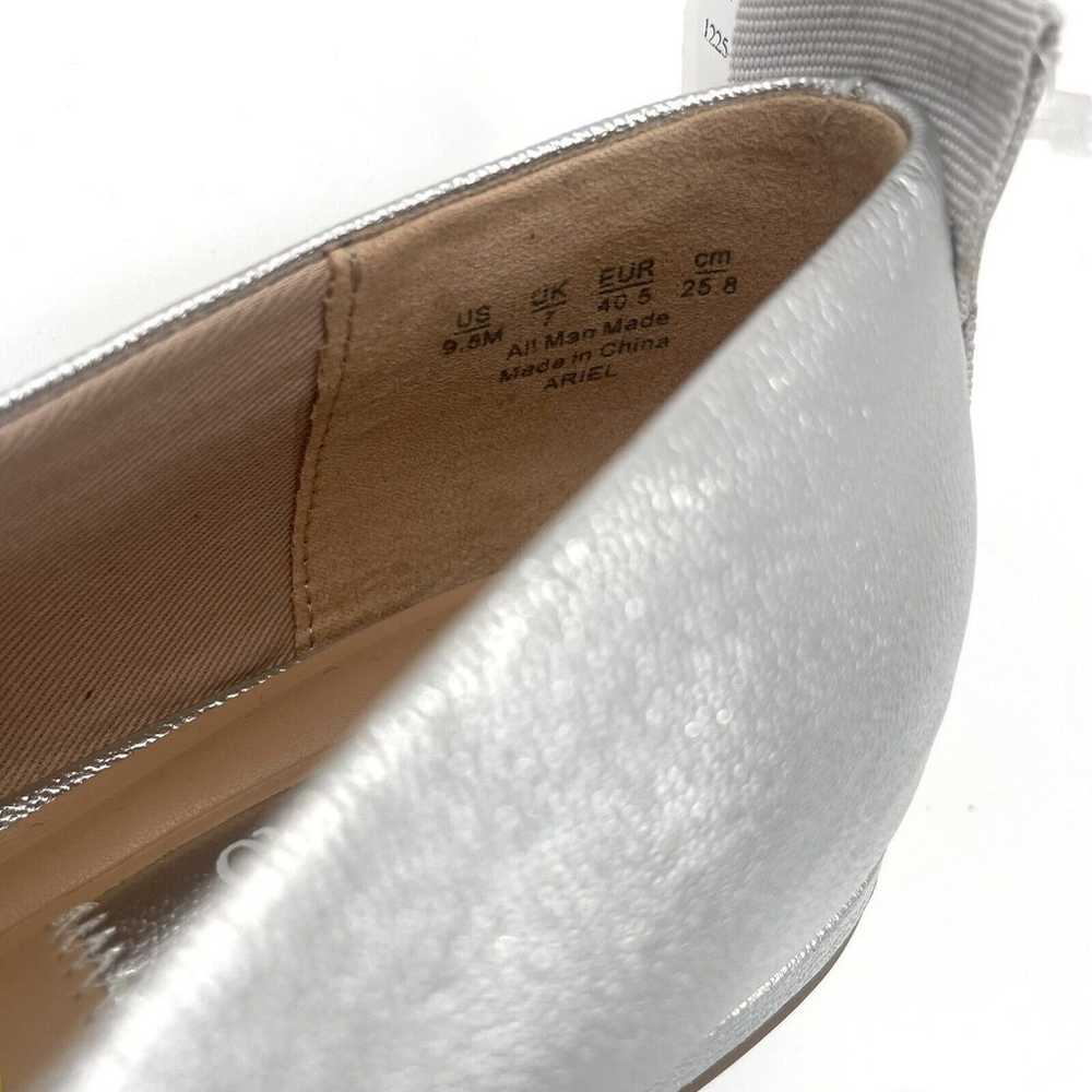 Franco Sarto Ariel Ballet Flats, Metallic Silver … - image 4