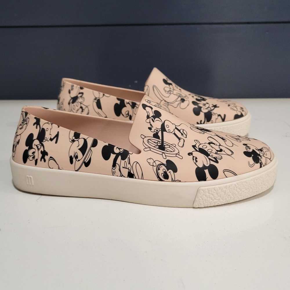 Melissa Ground + Mickey Slip On Sneaker  Size 7 - image 2