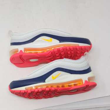 Nike Wmns Air Max 97 Platinum Navy Orange - image 1