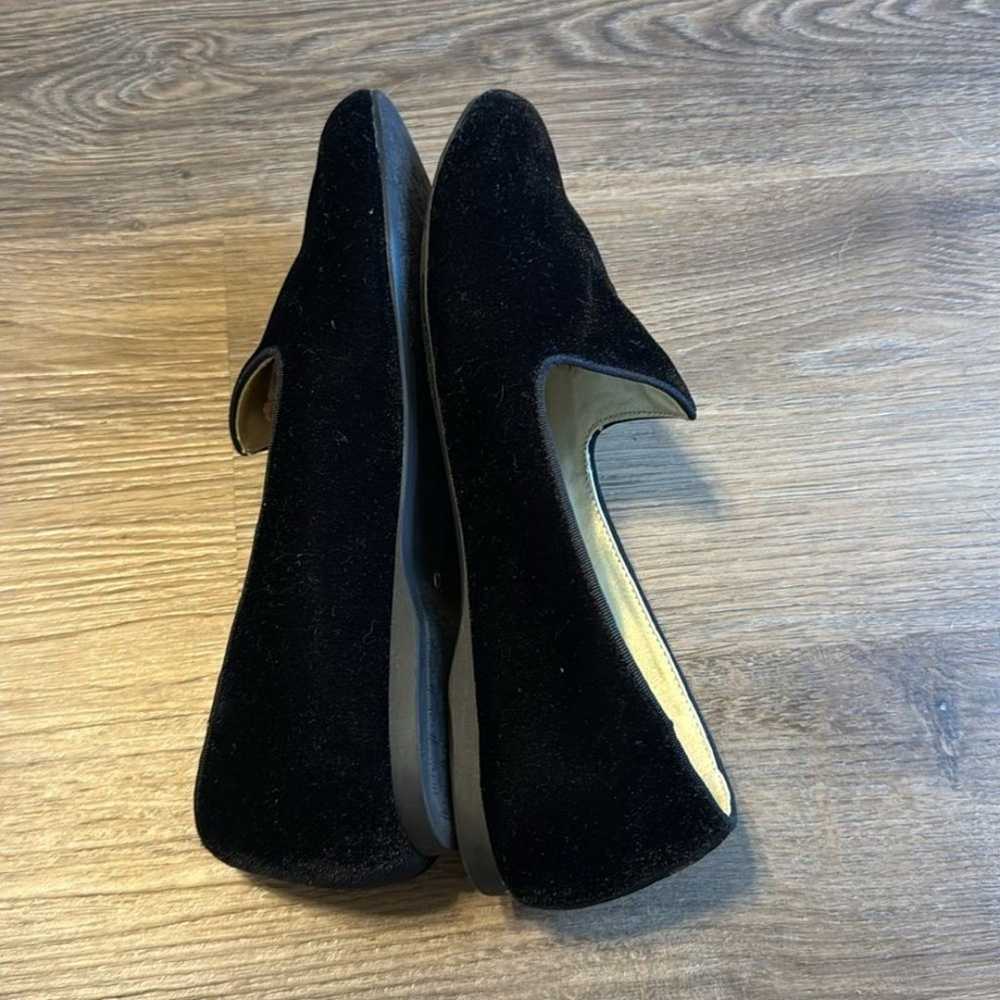 Birdies Womens The Heron Black Velvet Slip-On Fla… - image 6