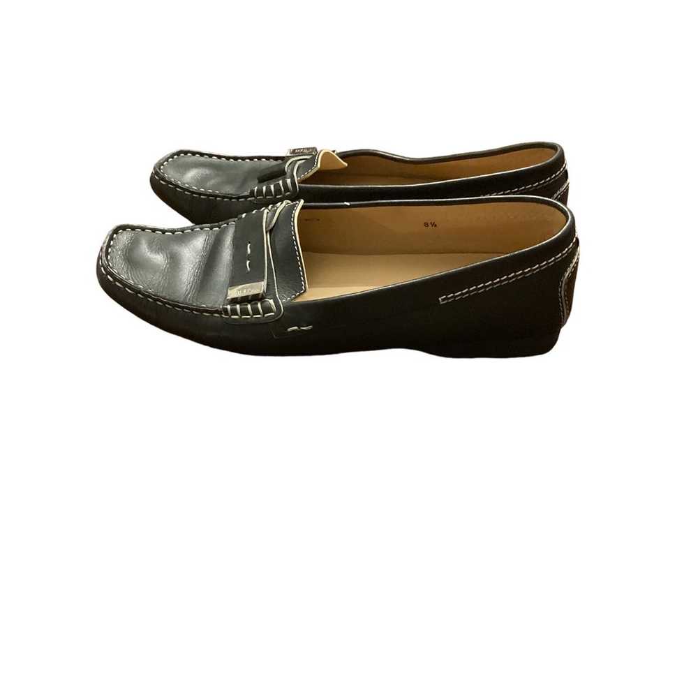 Tod’s black leather Dress loafer shoes Sz 8.5 - image 3