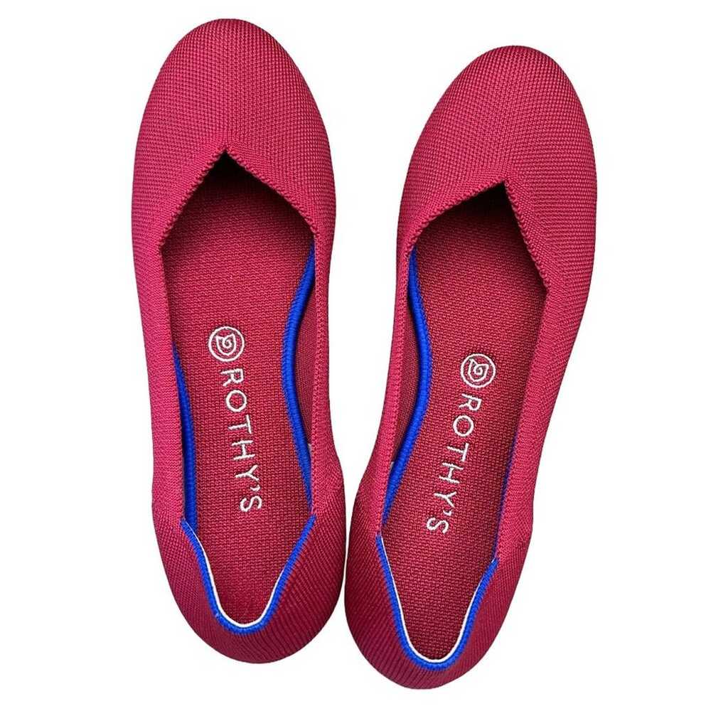 Rothy's Original Style The Flat, Rare! Red/Royal … - image 1