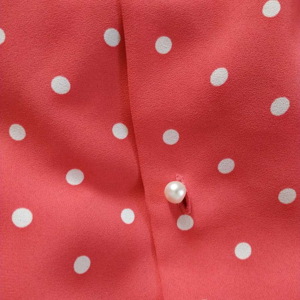 Anne Klein Women's polka dots blouse - image 7