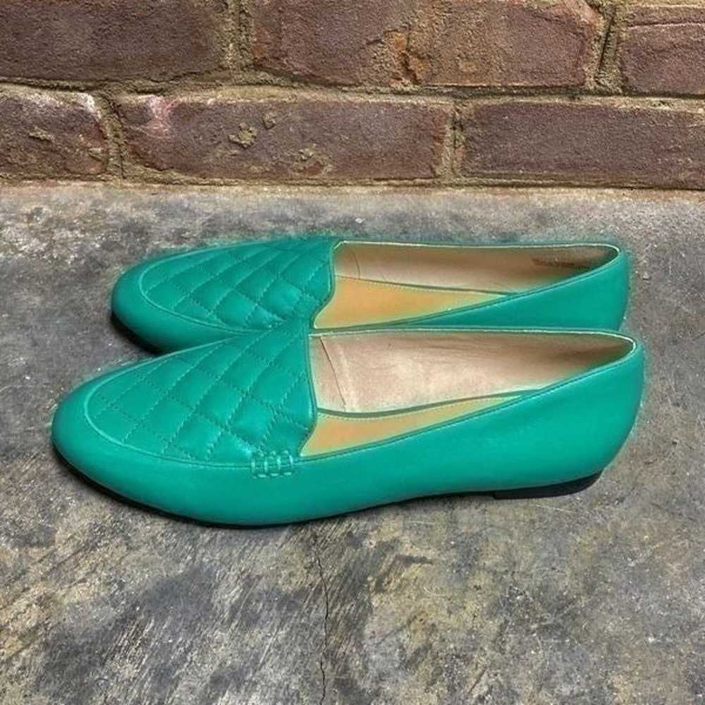 Talbots Green Leather Ryan Loafer Size 9 NEW - image 4