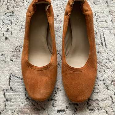 Everlane Day Heel Italian Leather Suede Pump cheapest Burnt Orange Women's Size 7.5