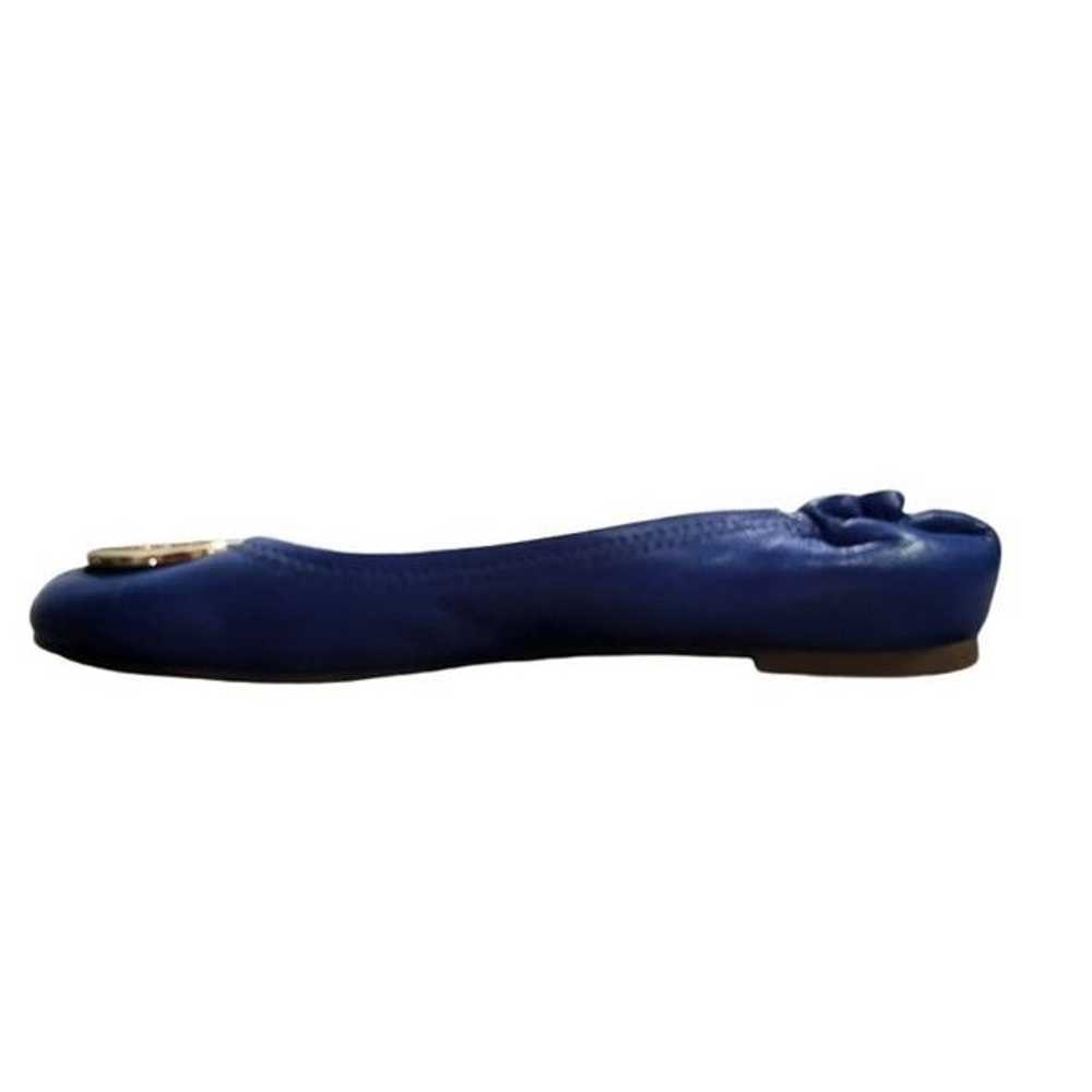 Tory Burch Reva Blue Gold Shoes 7.5 - image 4