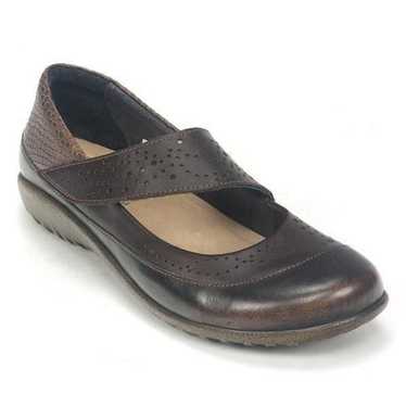 Naot Aroha Mary Jane Brown Size 41/10 - image 1