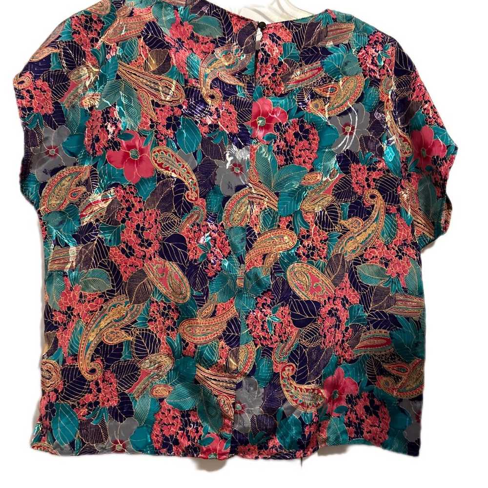 Women Vintage Top Size L - image 3