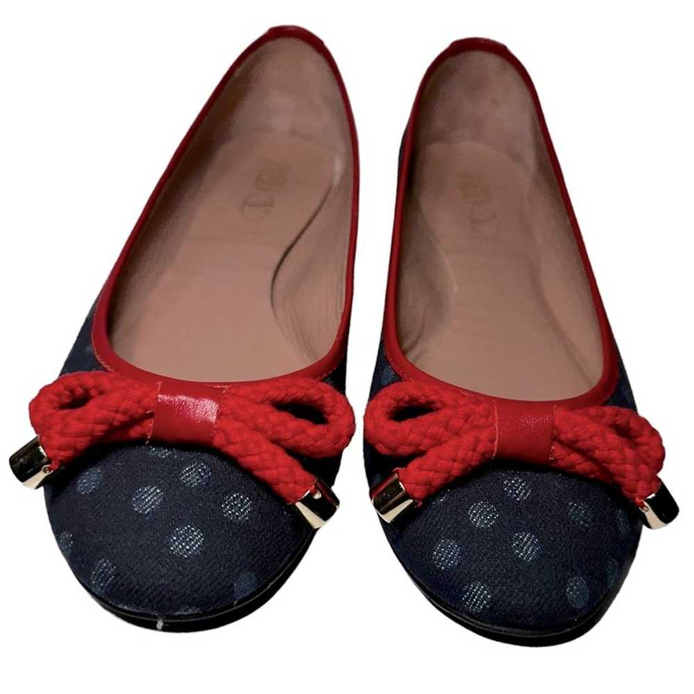 Red Valentino Women's Size 39 8 Blue Red Polka Do… - image 2