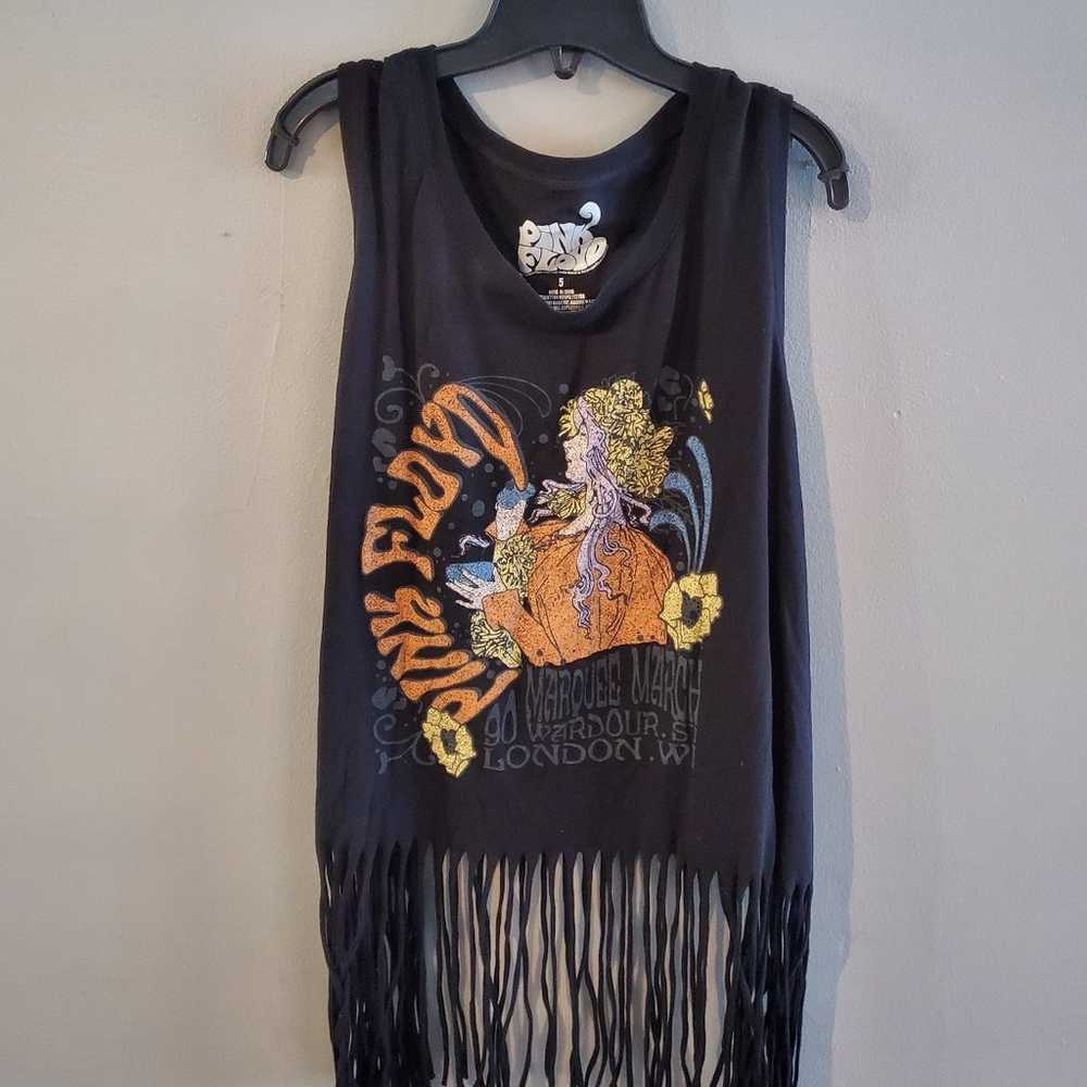 Torrid size 5 Pink Floyd fringe tank top - image 1