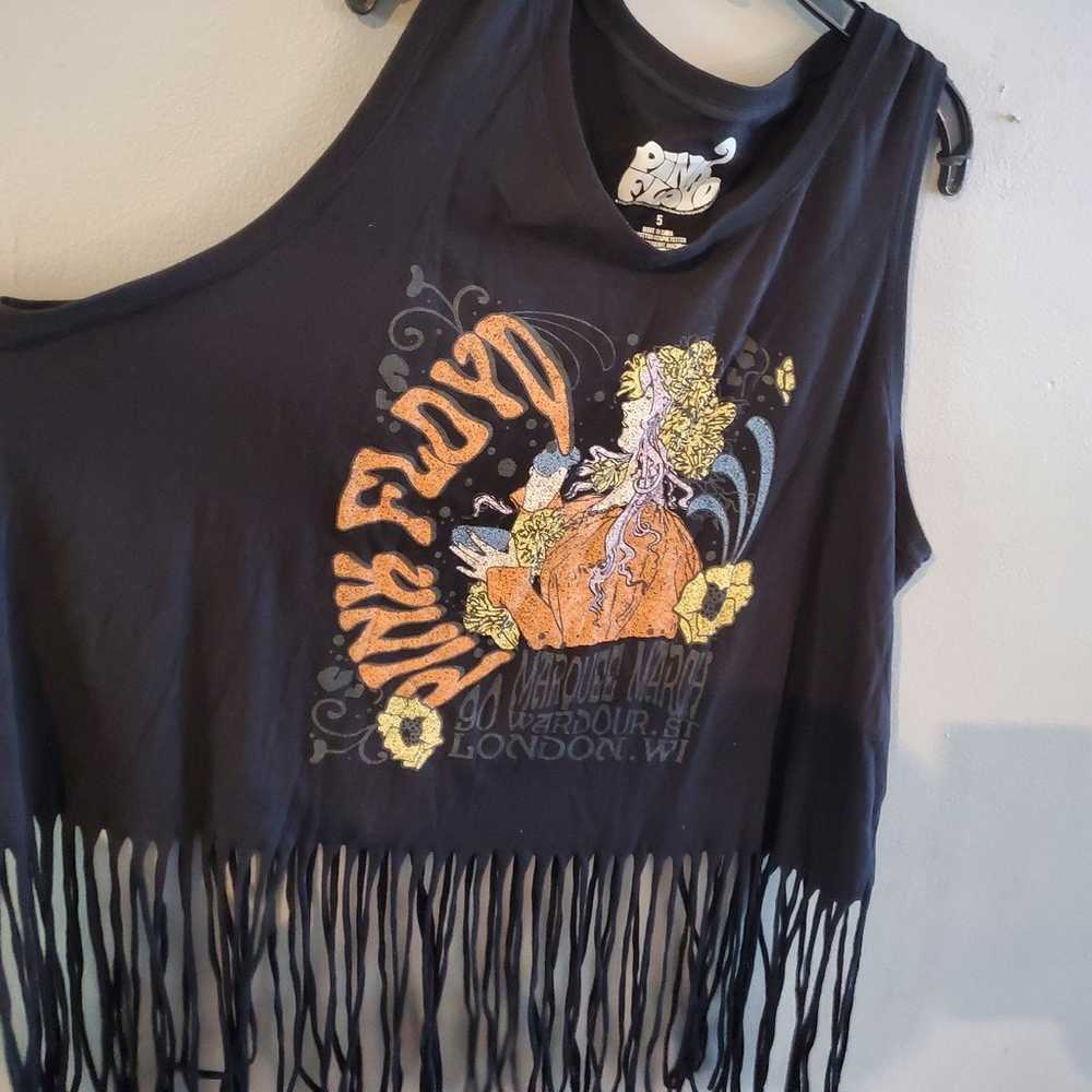 Torrid size 5 Pink Floyd fringe tank top - image 2