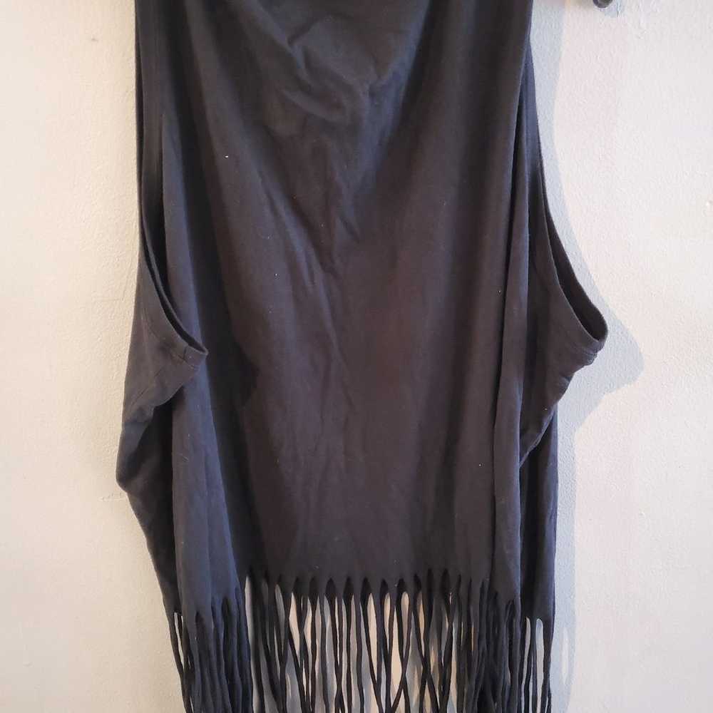 Torrid size 5 Pink Floyd fringe tank top - image 4