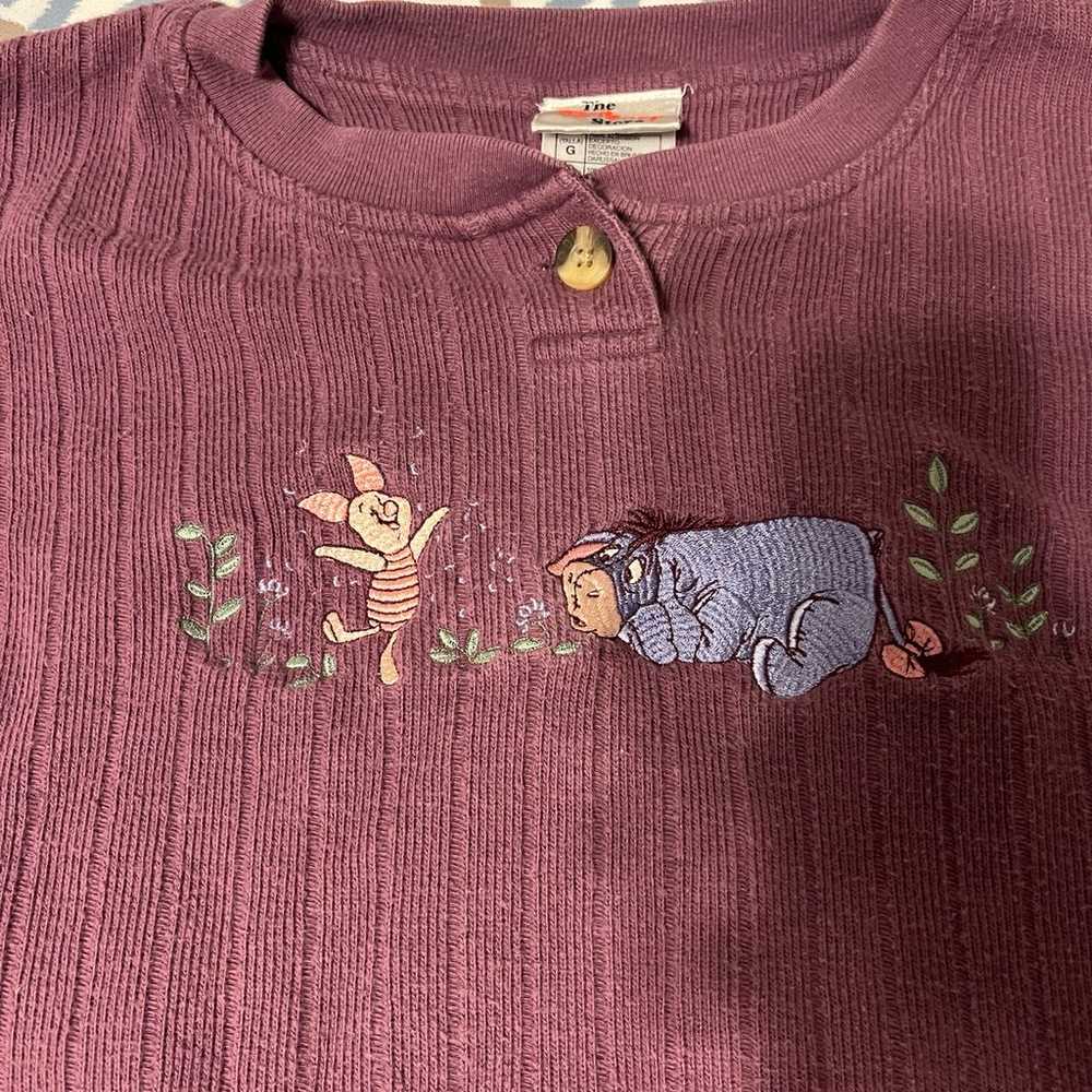 Vintage ‘The Disney Store’ Knit Ribbed Long Sleev… - image 2