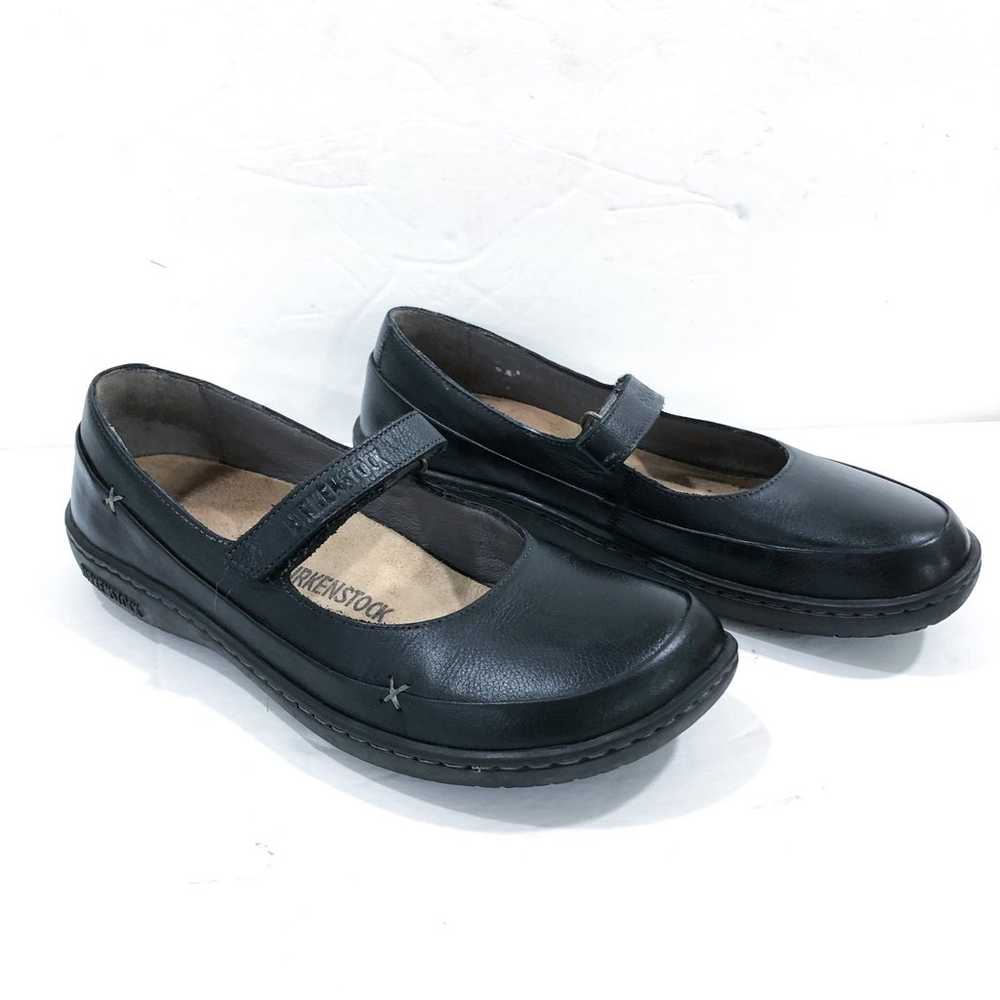 Birkenstock Iona Black Leather Mary Jane Flats Ma… - image 2