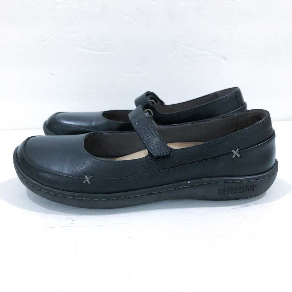 Birkenstock Iona Black Leather Mary Jane Flats Ma… - image 4