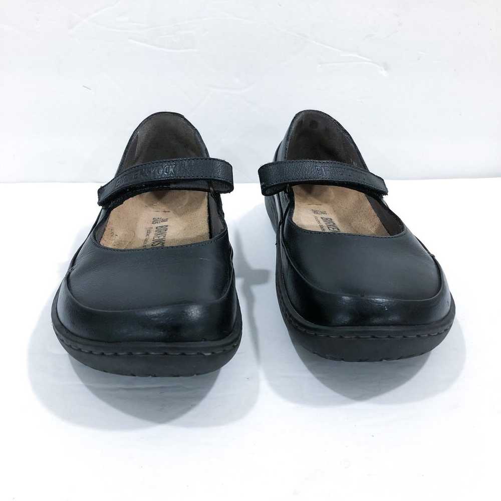 Birkenstock Iona Black Leather Mary Jane Flats Ma… - image 5