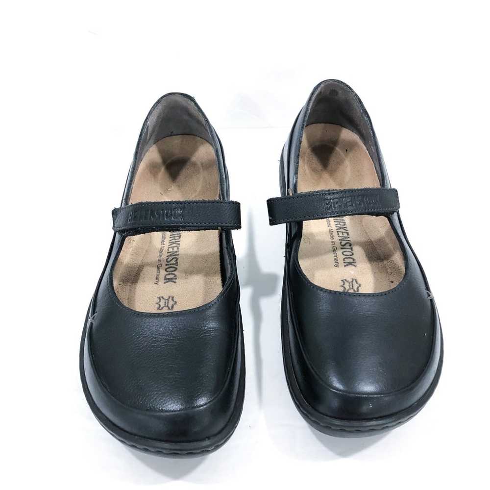 Birkenstock Iona Black Leather Mary Jane Flats Ma… - image 6