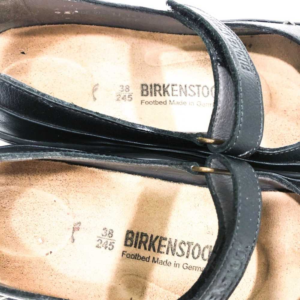 Birkenstock Iona Black Leather Mary Jane Flats Ma… - image 8