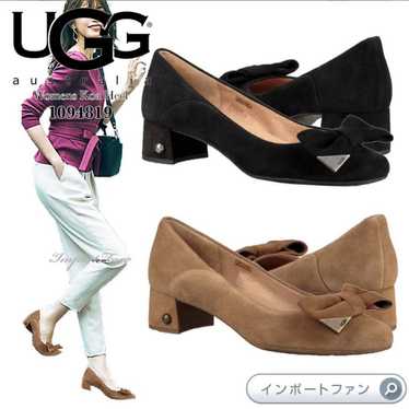 ugg black flat shoes