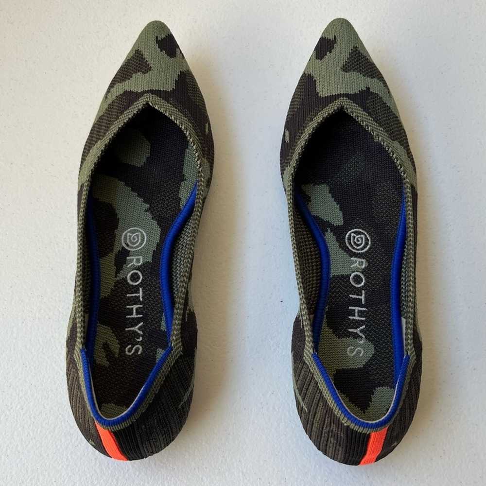 Rothy's The Point Camo Ballet Flats Comfort Washa… - image 12