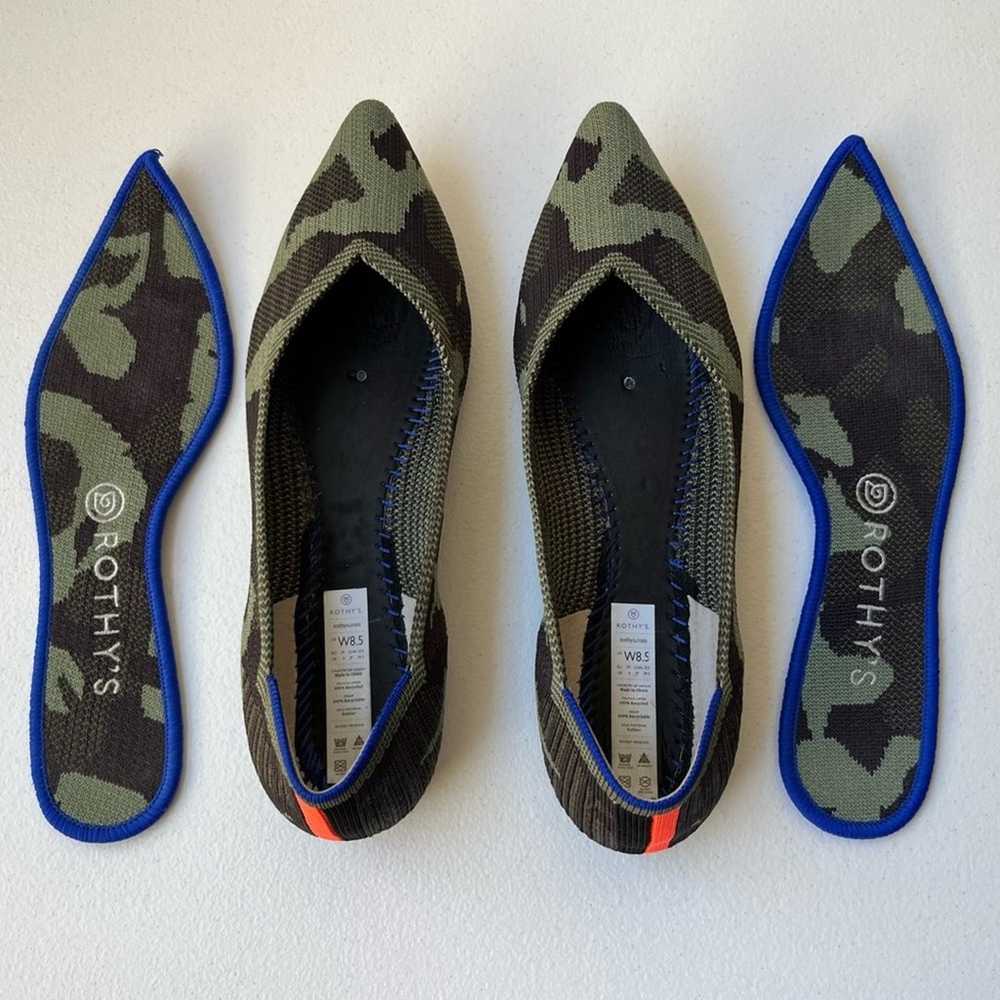 Rothy's The Point Camo Ballet Flats Comfort Washa… - image 6