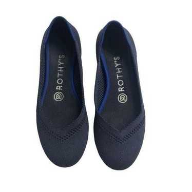 Rothys Maritime Lattice Stitch flats