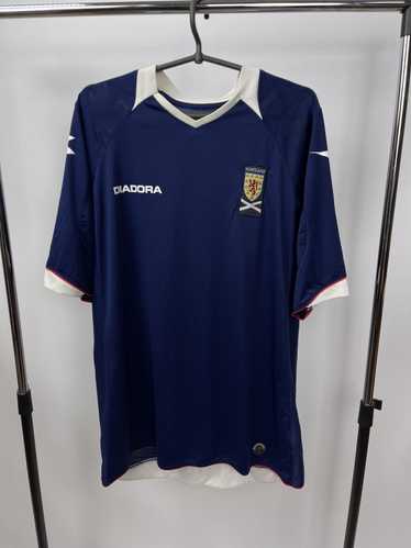 Diadora × Jersey × Soccer Jersey Scotland Home shi