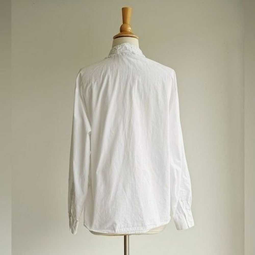 VINTAGE LORD & TAYLOR | White Lace Collar Button … - image 5