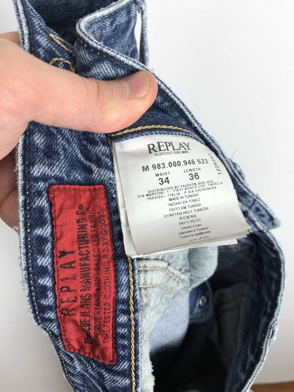 Designer × Replay × Vintage REPLAY Denim Jeans Pa… - image 10