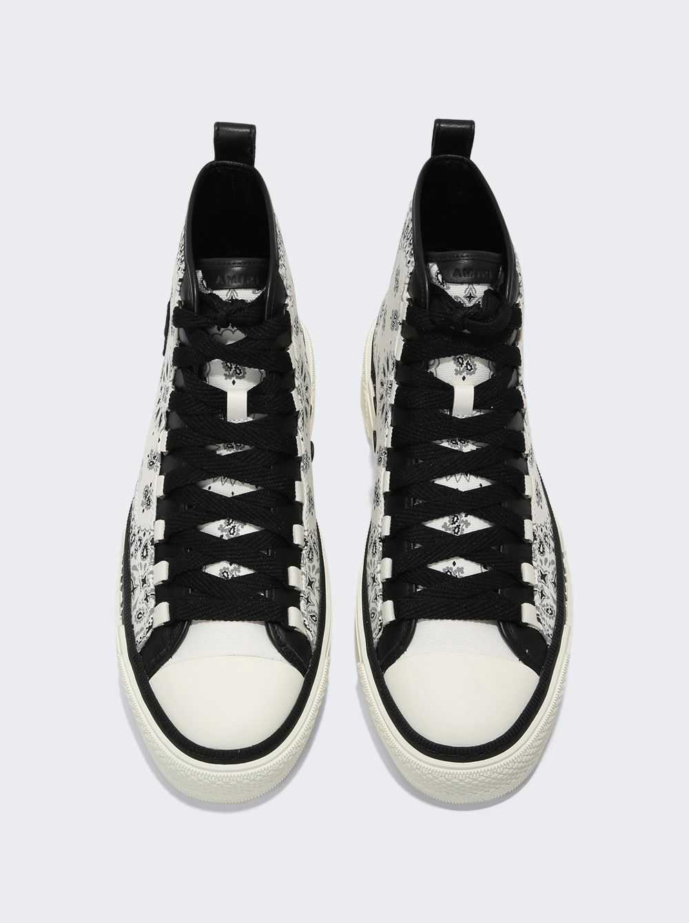 Amiri o1mle1024 Bandana Court Hi-Top Sneakers in … - image 4