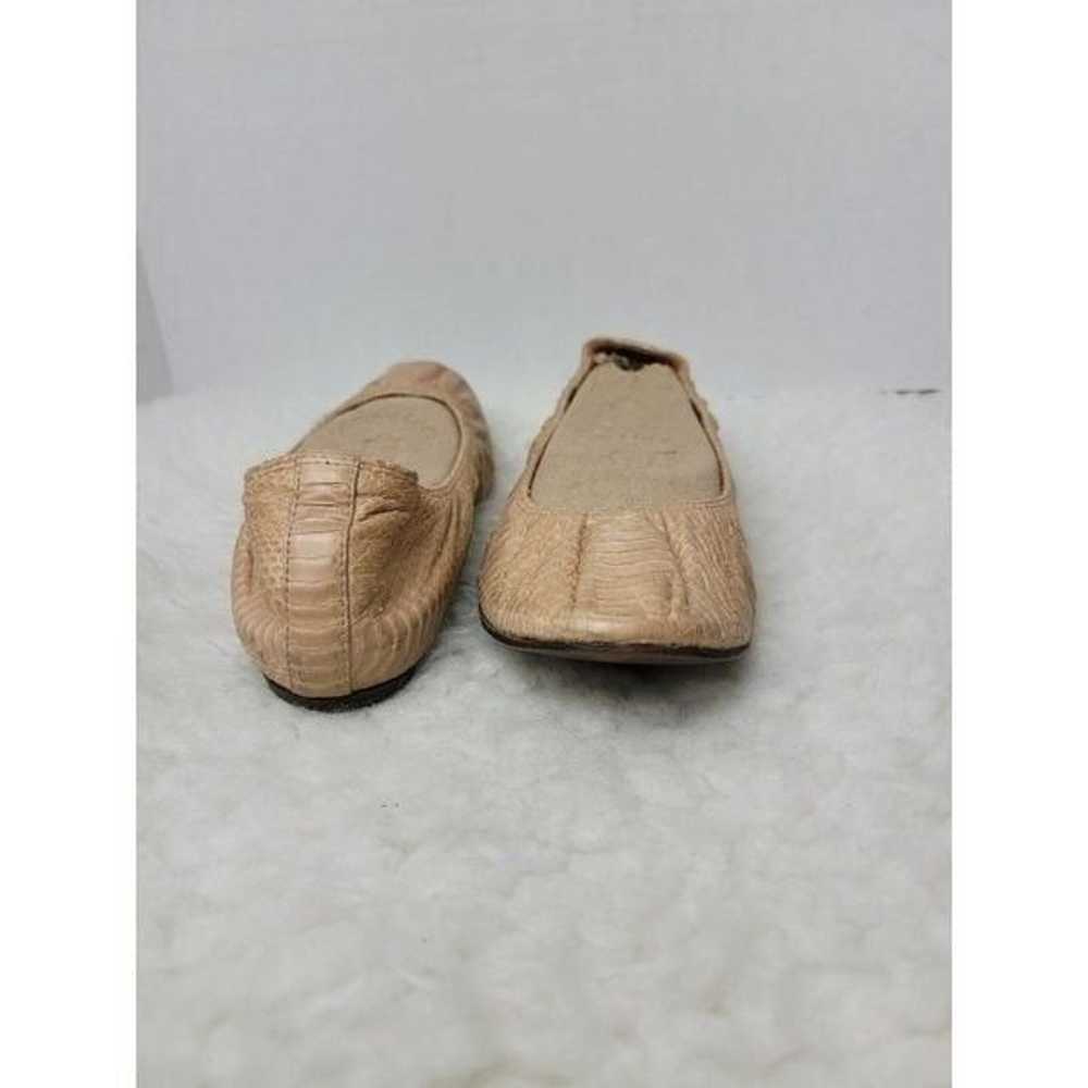 Lanvin Women's Ballet Flat Size 8 Beige Snake Ski… - image 7