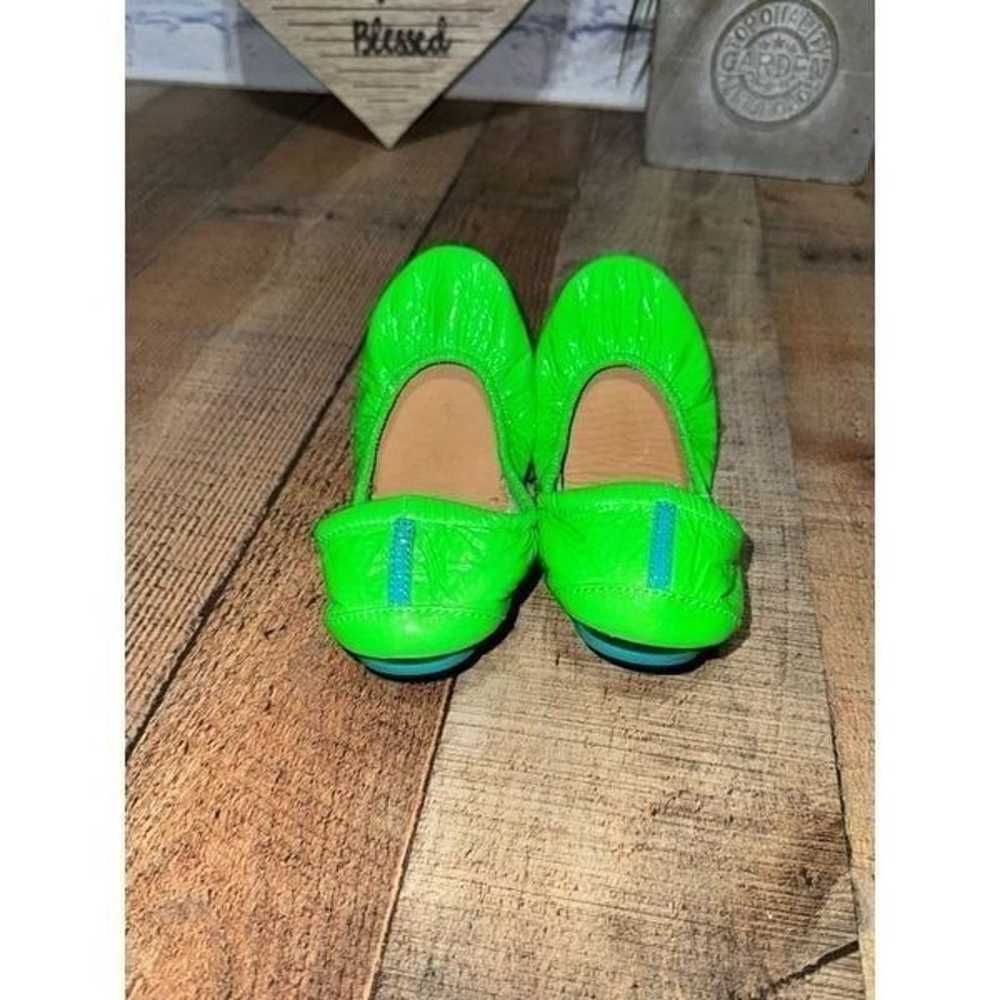 Tieks Ballet Flats  Size 5 Galactic Green Neon Ex… - image 4