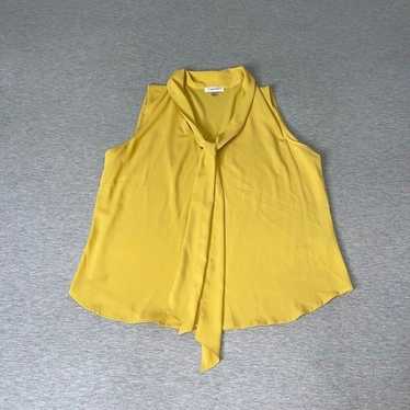 Calvin Klein Women's Sleeveless Neck Tie Blouse T… - image 1